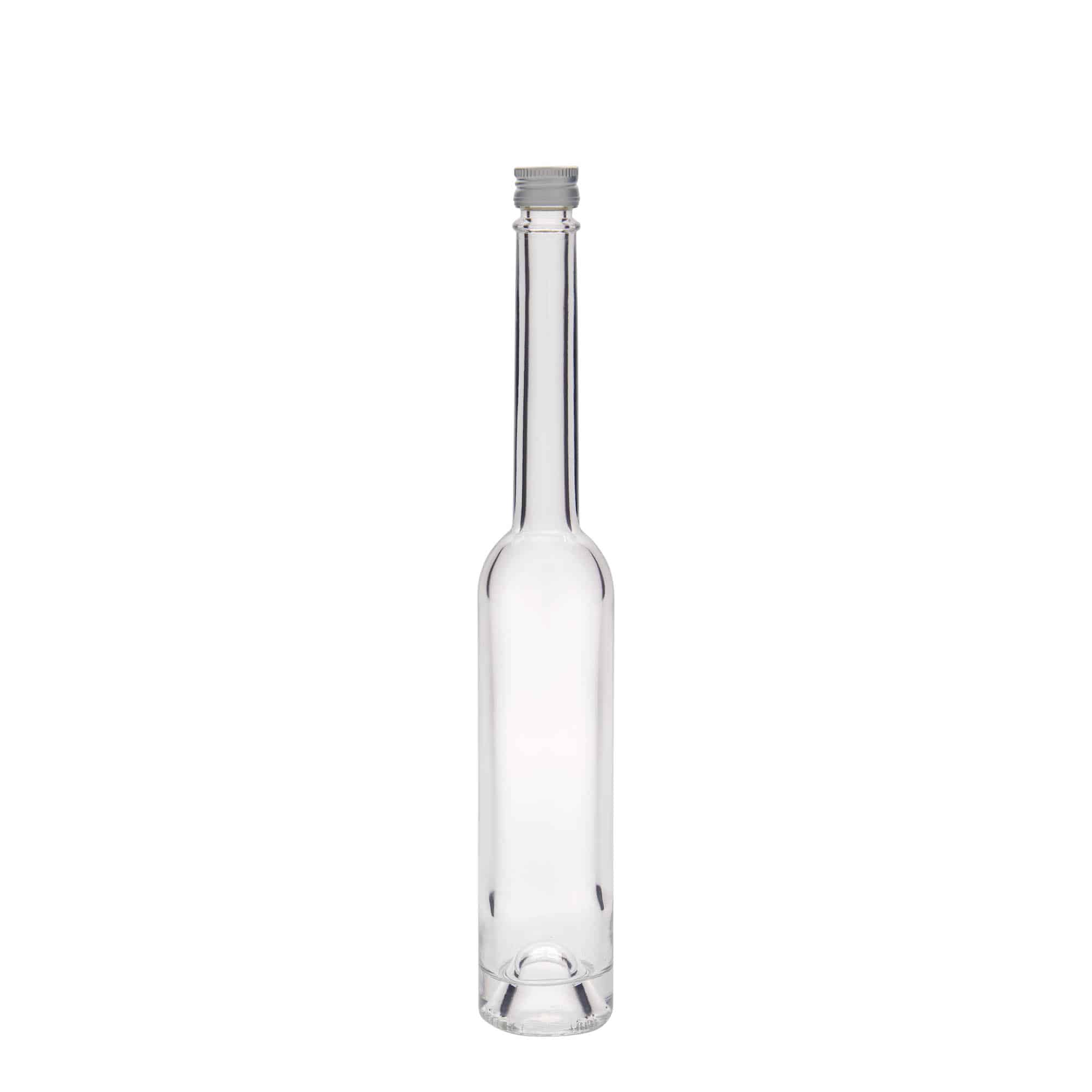 Glazen fles 'Platina', 100 ml, monding: PP 18