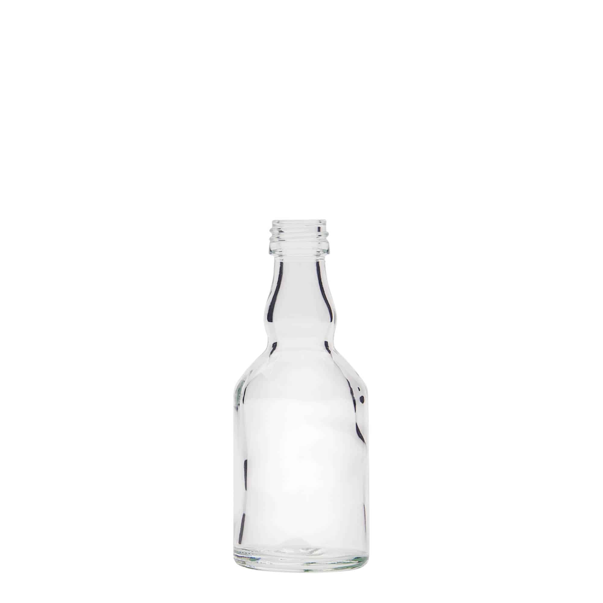 Glazen fles 'Georgio', 50 ml, monding: PP 18