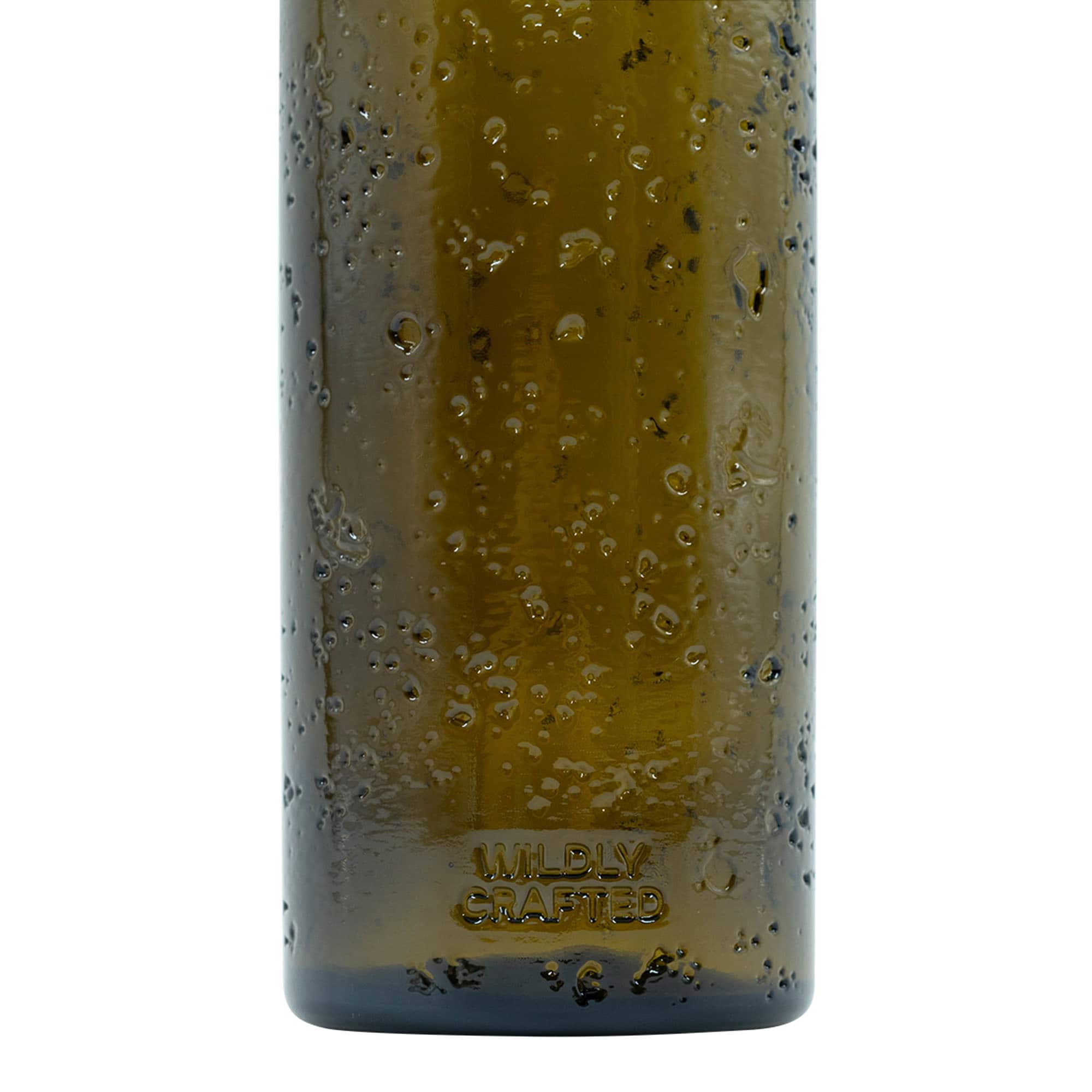 Wildly Crafted Glazen fles 'Bobber Jr', 500 ml, bruin, monding: kurk