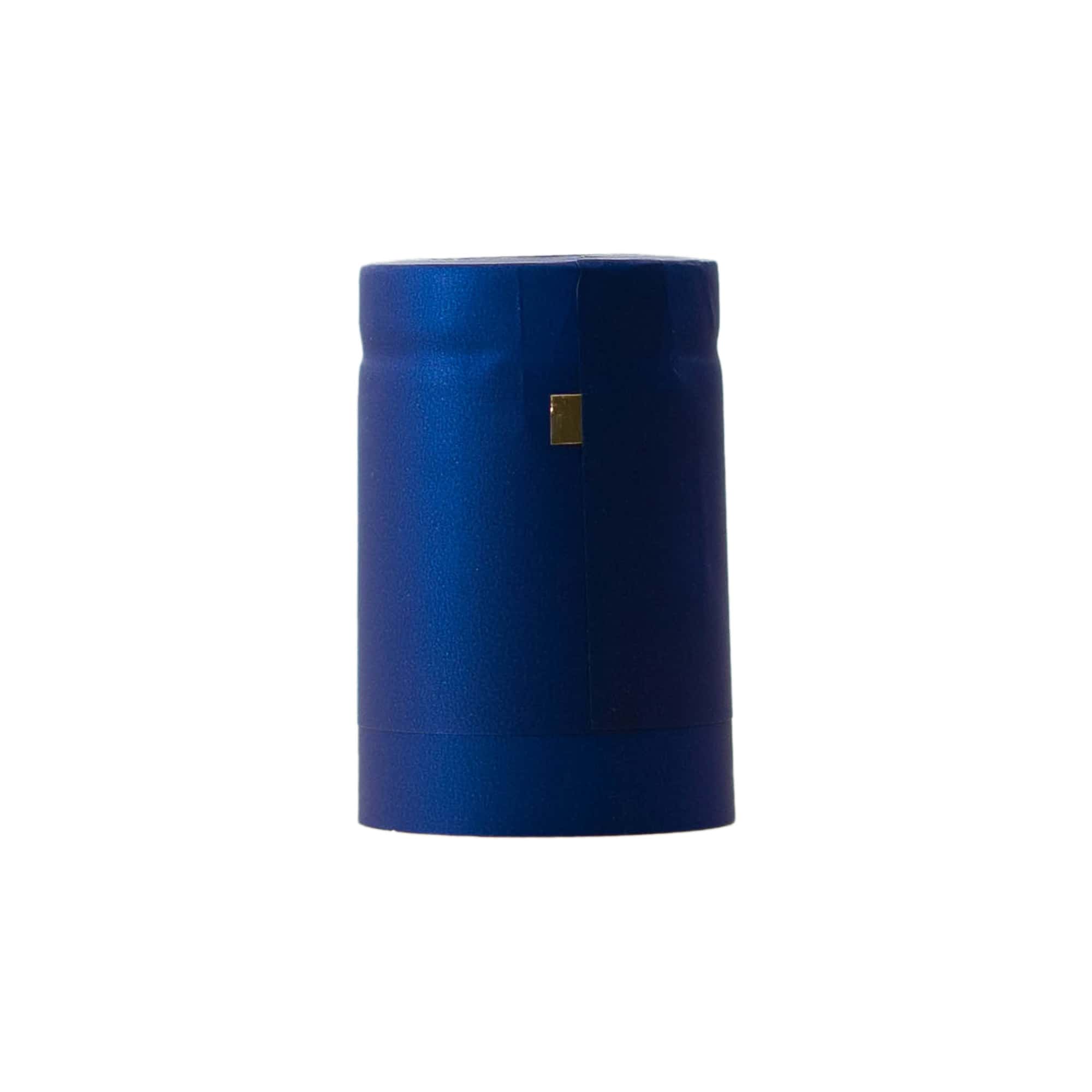 Krimpcapsule 32x41, pvc-kunststof, blauw