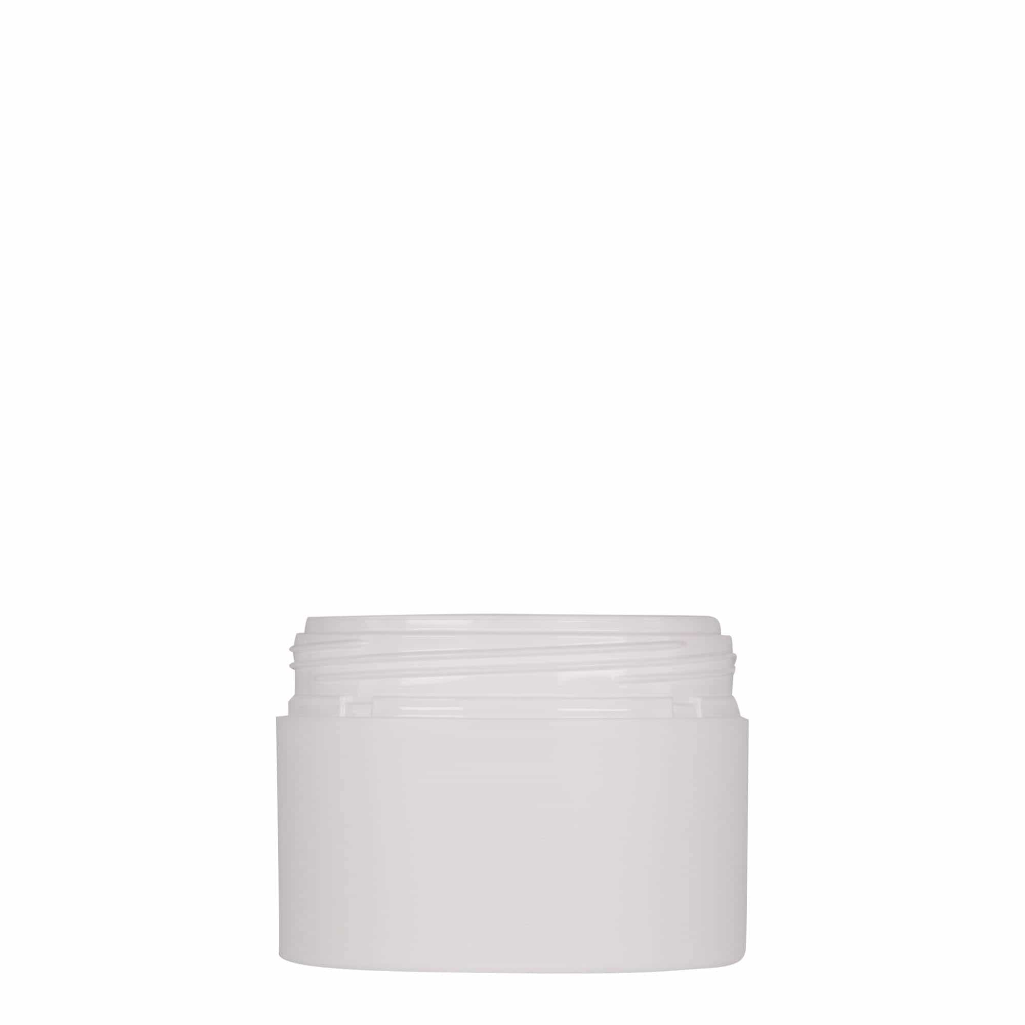 Plastic pot 'Antonella', 100 ml, PP, wit, monding: schroefsluiting