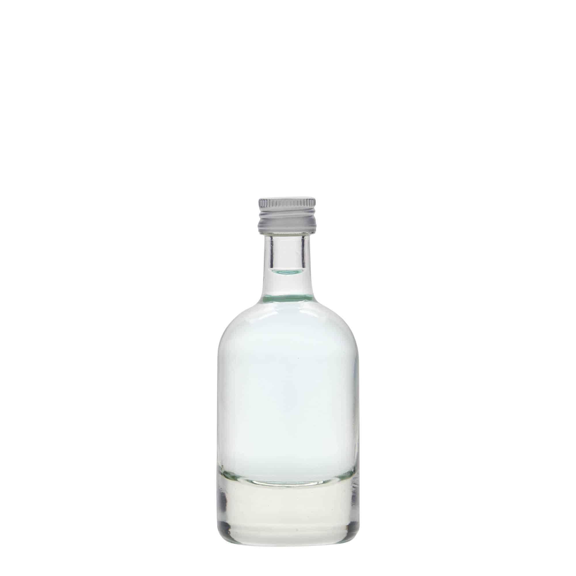 Glazen fles 'Linea Uno', 50 ml, monding: PP 18