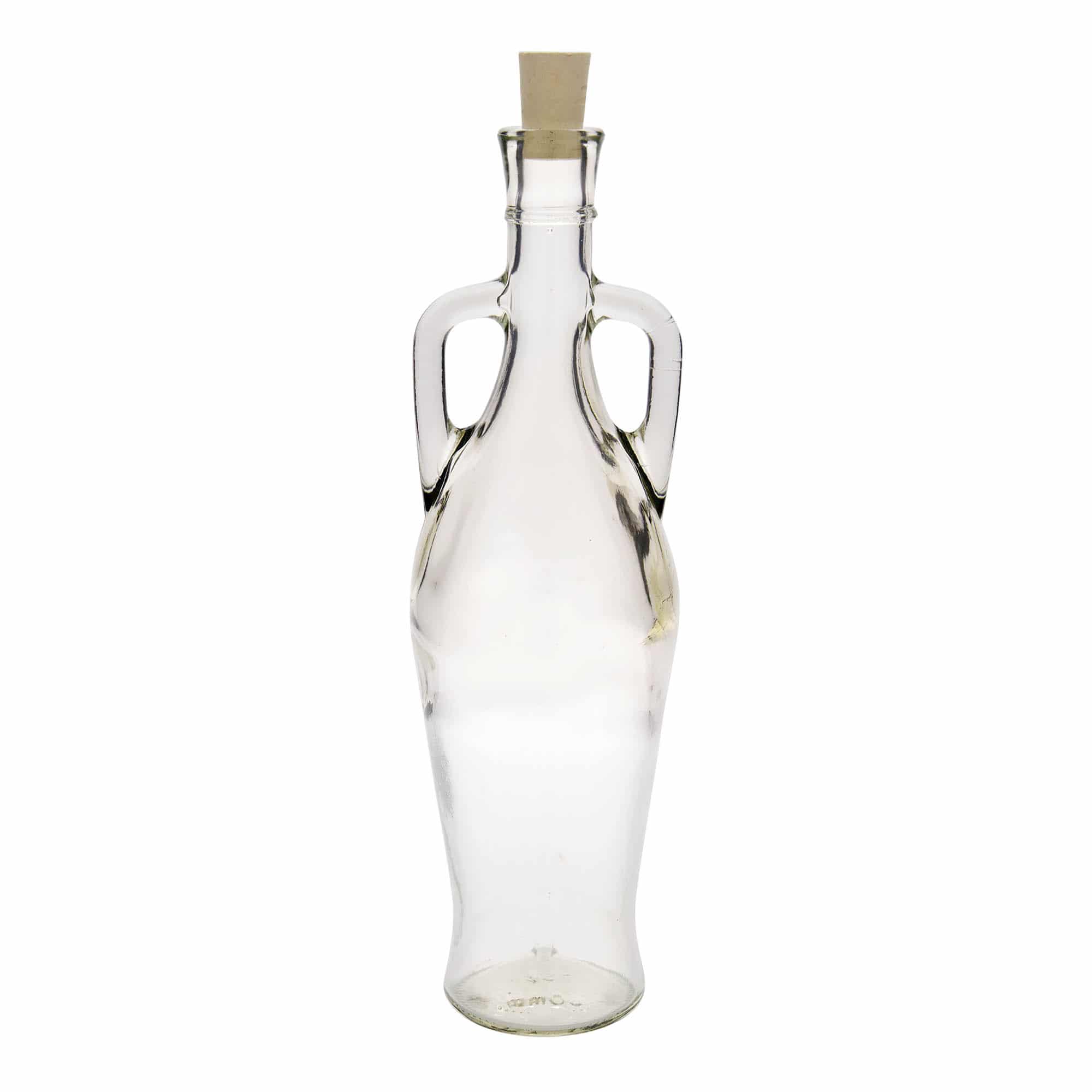 Glazen fles 'Amphore', 750 ml, monding: kurk