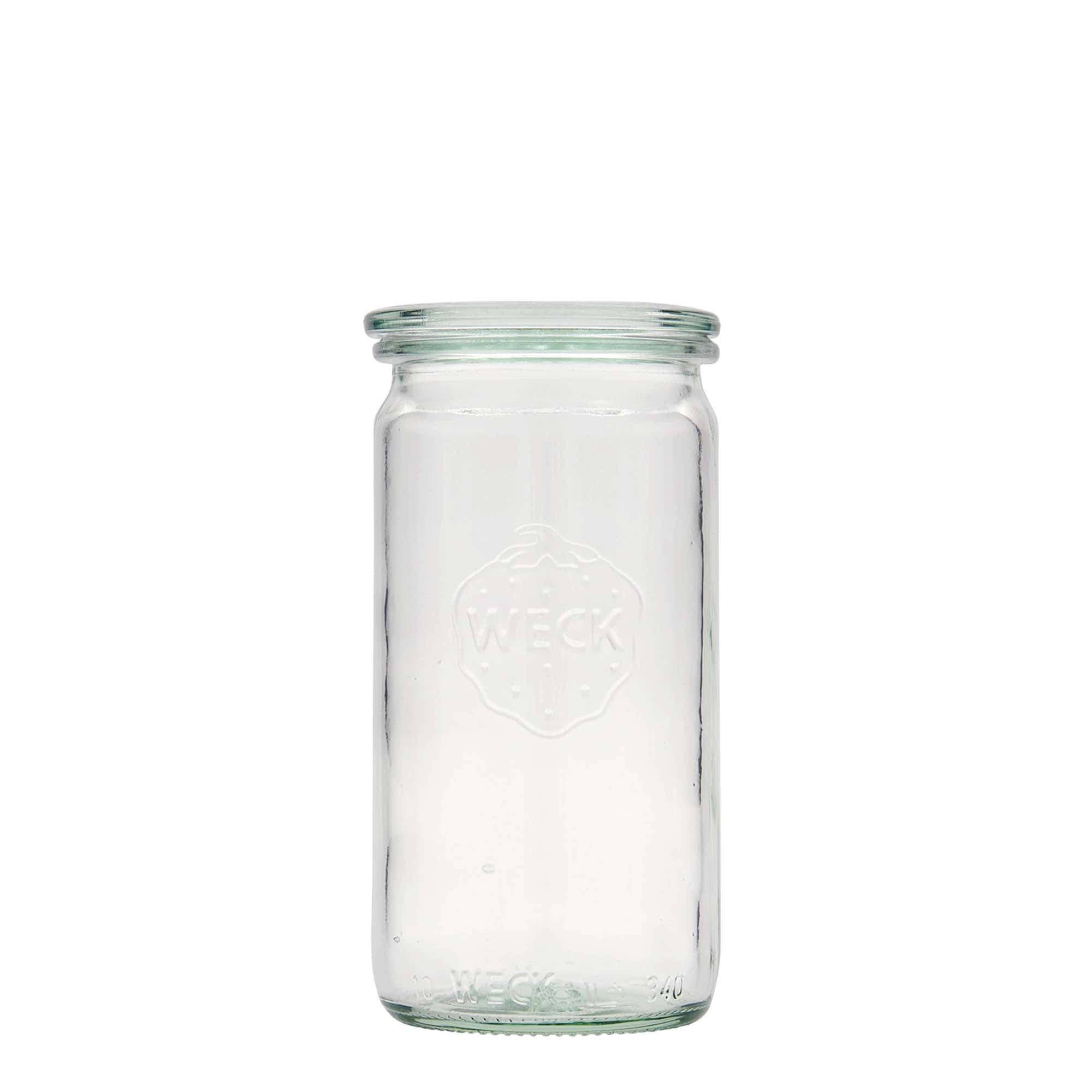 Cilindrische WECK-pot, 340 ml, monding: ronde rand