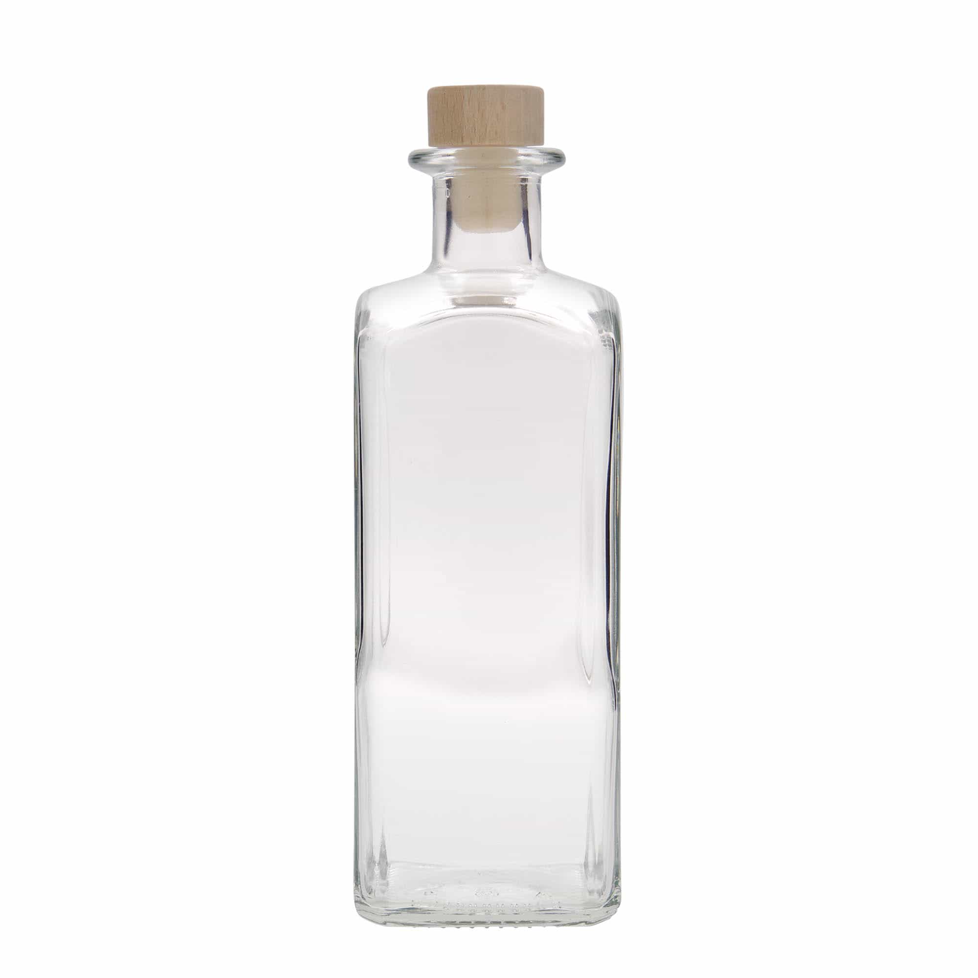 Glazen fles 'Linus', 200 ml, monding: kurk