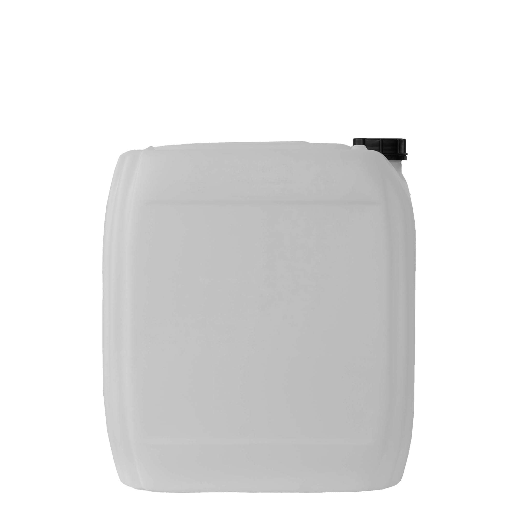 Jerrycan, 30 l, rechthoekig, HDPE-kunststof, naturel, monding: ND 60