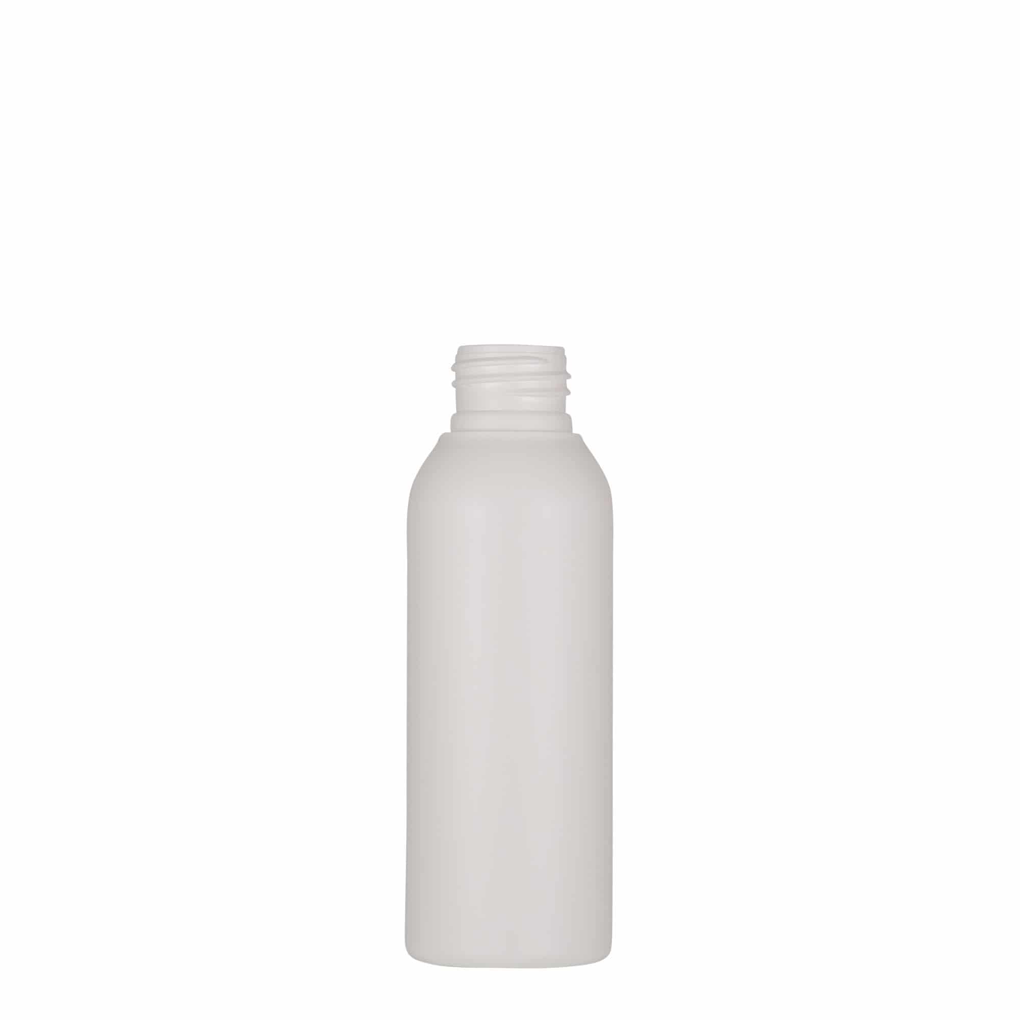 Plastic fles 'Tuffy', 100 ml, HDPE, wit, monding: GPI 24/410