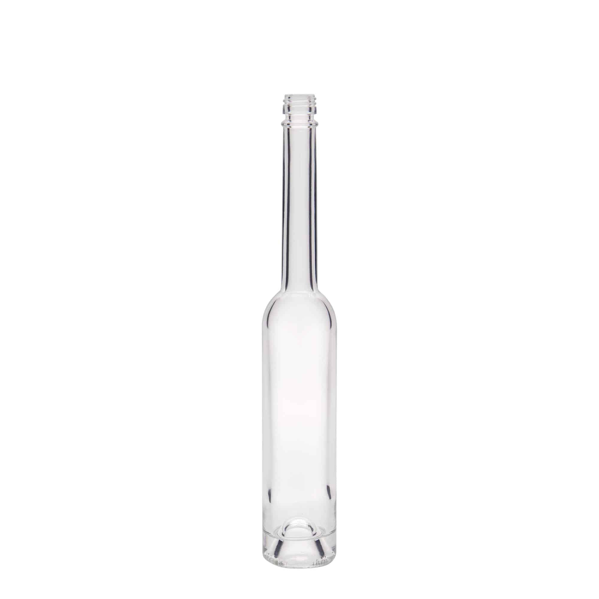 Glazen fles 'Platina', 100 ml, monding: PP 18