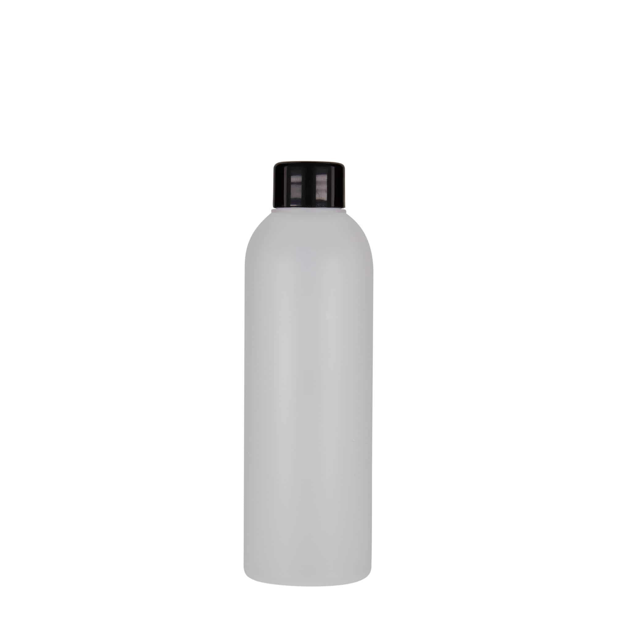 Plastic fles 'Tuffy', 200 ml, HDPE, naturel, monding: GPI 24/410