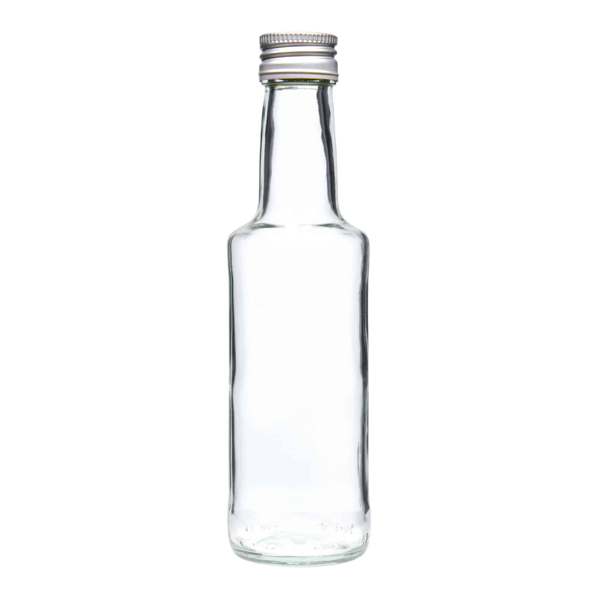 Glazen fles 'Bernie', 200 ml, monding: PP 28