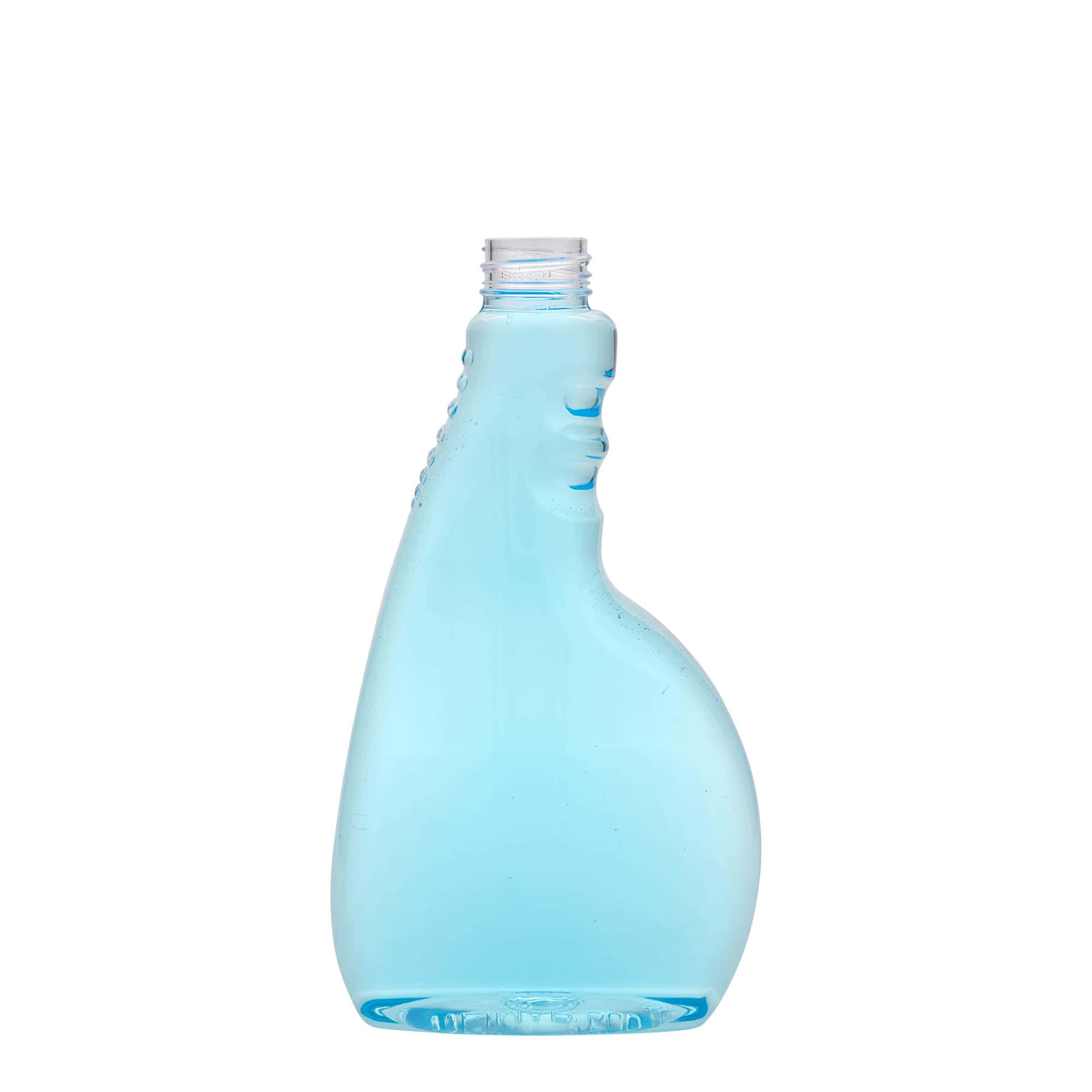 Pet-sprayfles 'Piccobello', 500 ml, rechthoekig, kunststof, monding: schroefsluiting