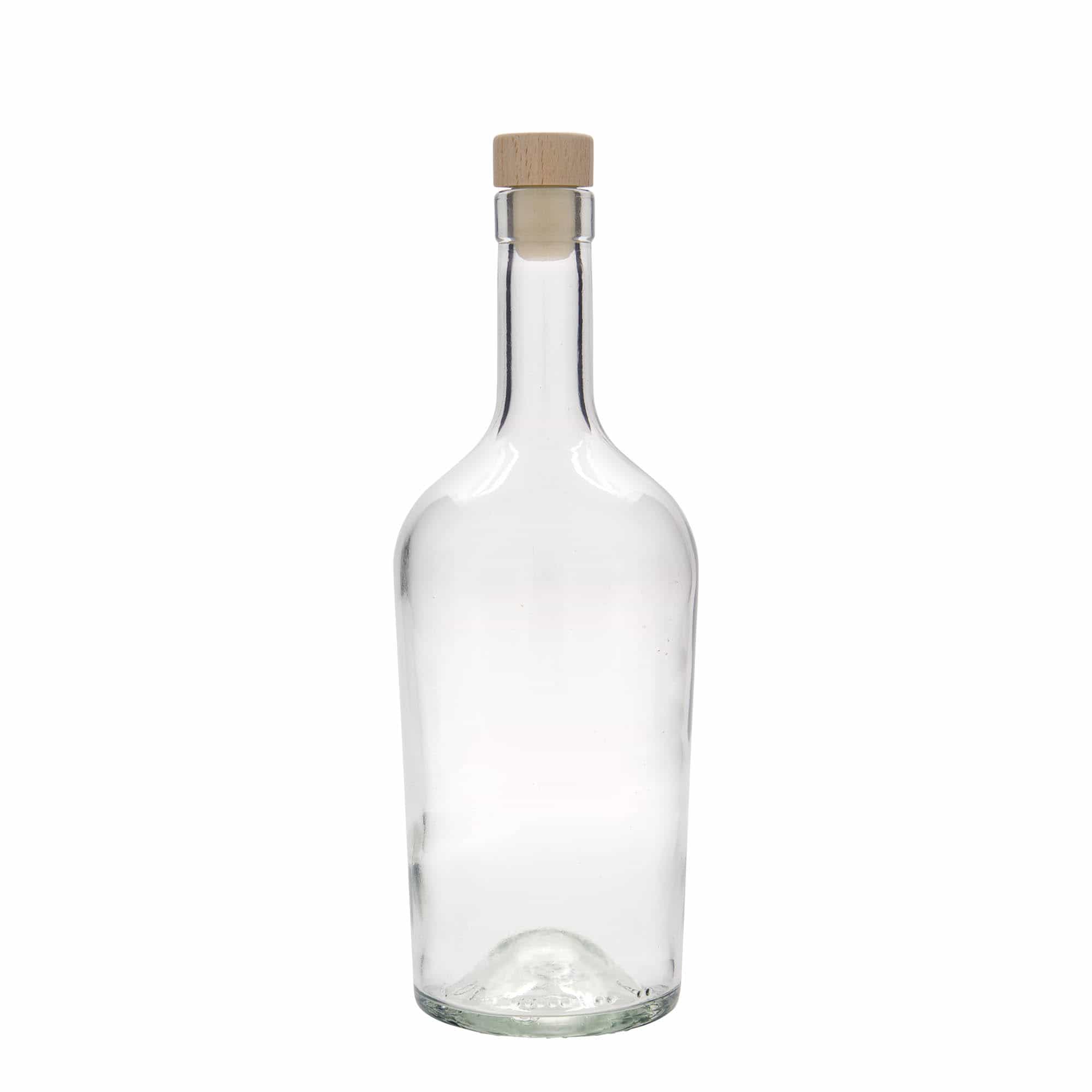 Glazen fles 'Margarethe', 700 ml, monding: kurk