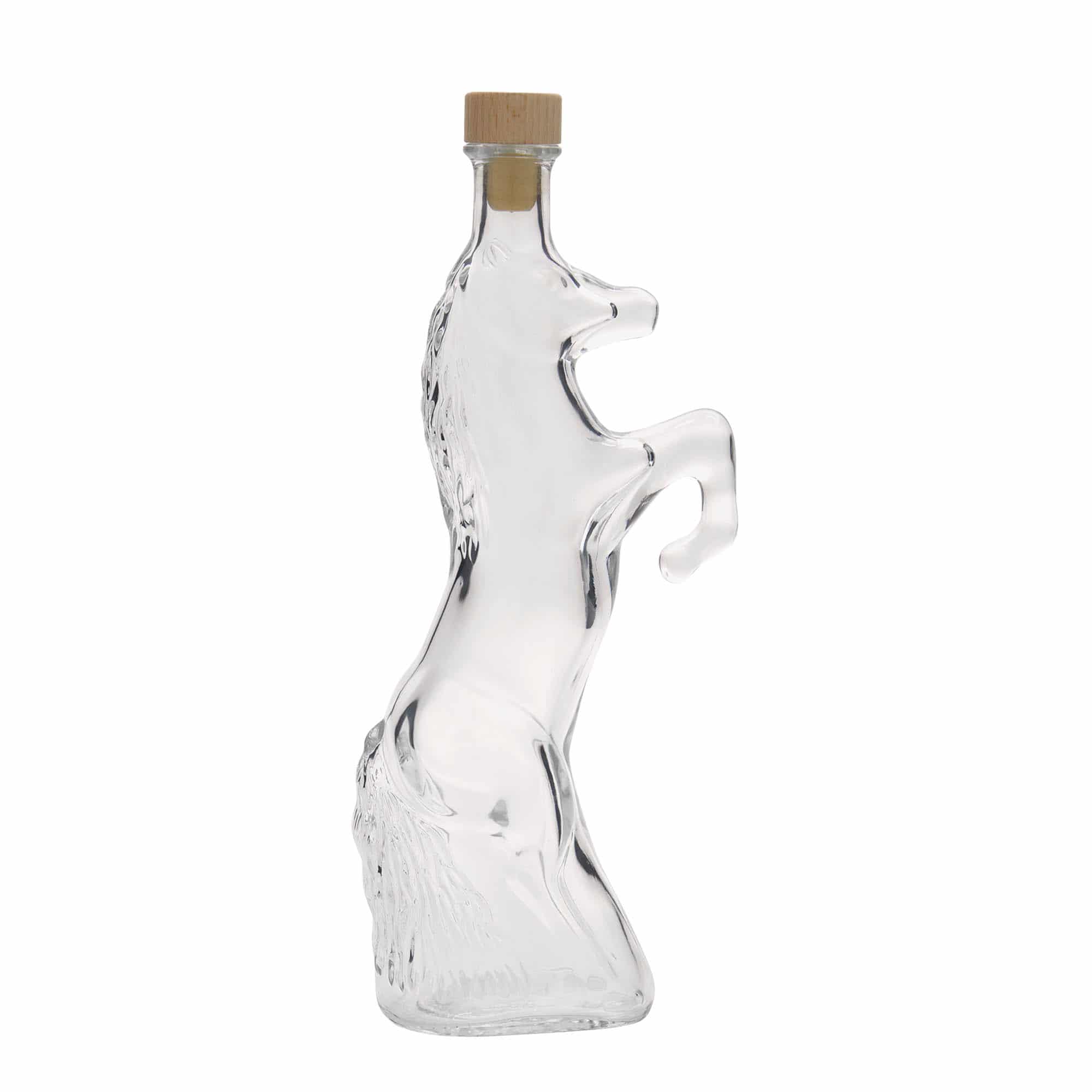 Glazen fles 'Wild Horse', 350 ml, monding: kurk